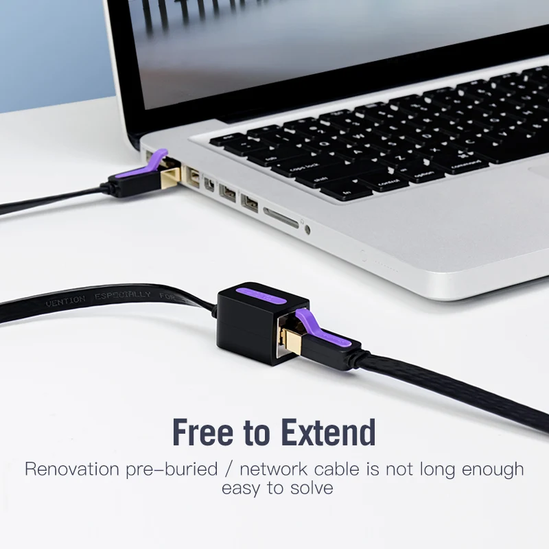 Vention Cat7 Ethernet удлинитель RJ45 Cat7/Cat6 папа-мама Rj45 Ethernet удлинитель адаптер для ПК ноутбука Ethernet кабель