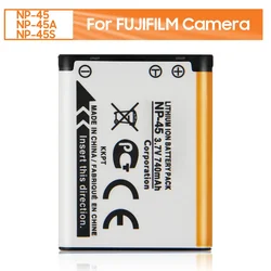 Replacement Camera Battery NP-45 NP-45A NP45S For FUJIFILM JZ305 JZ505 JZ500 JZ300 Z70 Z90 Z80 Z71 Z81 J30 J37 J35 Camera 740mAh