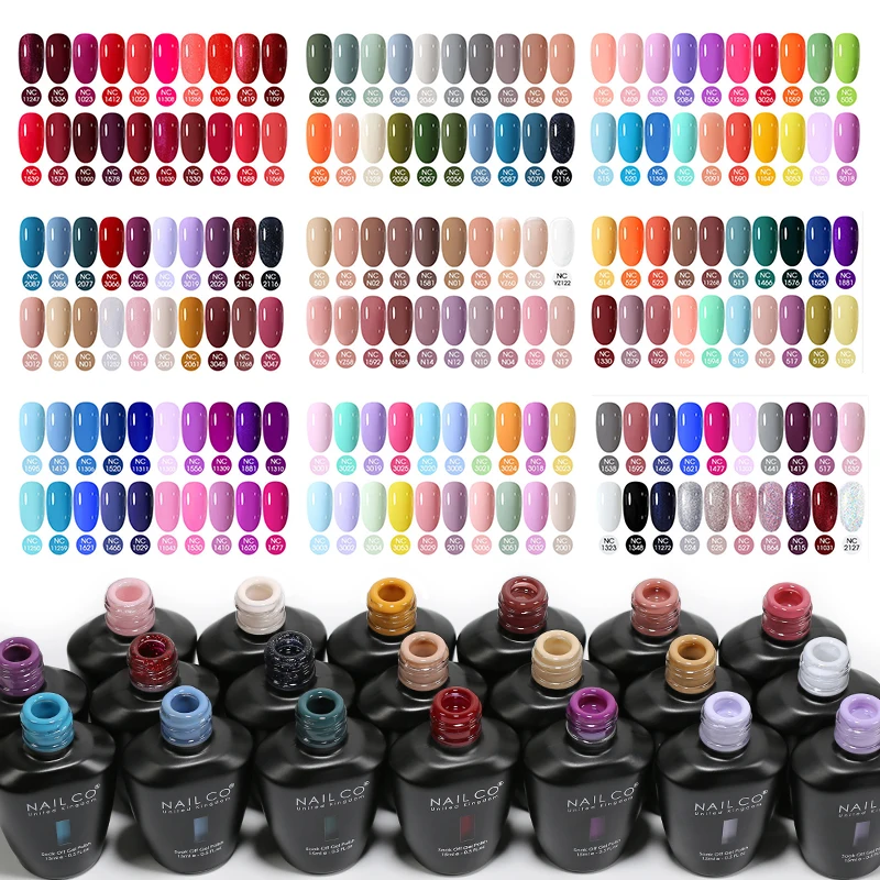 NAILCO 10/20/30 pz Gel Smalto Set HEMA TPO LIBERO Semi Permanente Soak Off UV Design Nail Art Design Gel Vernice Kit Manicure