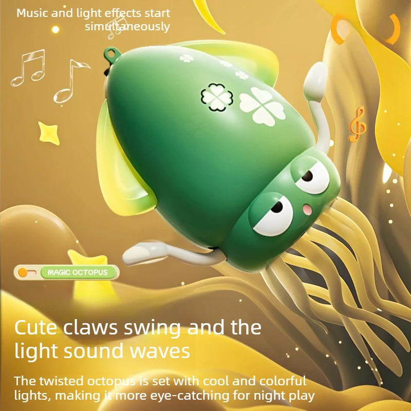 Dancing Octopus Pet Toy: Motion-Activated, Obstacle-Avoiding, Electric, Interactive Octopus Cat Teaser