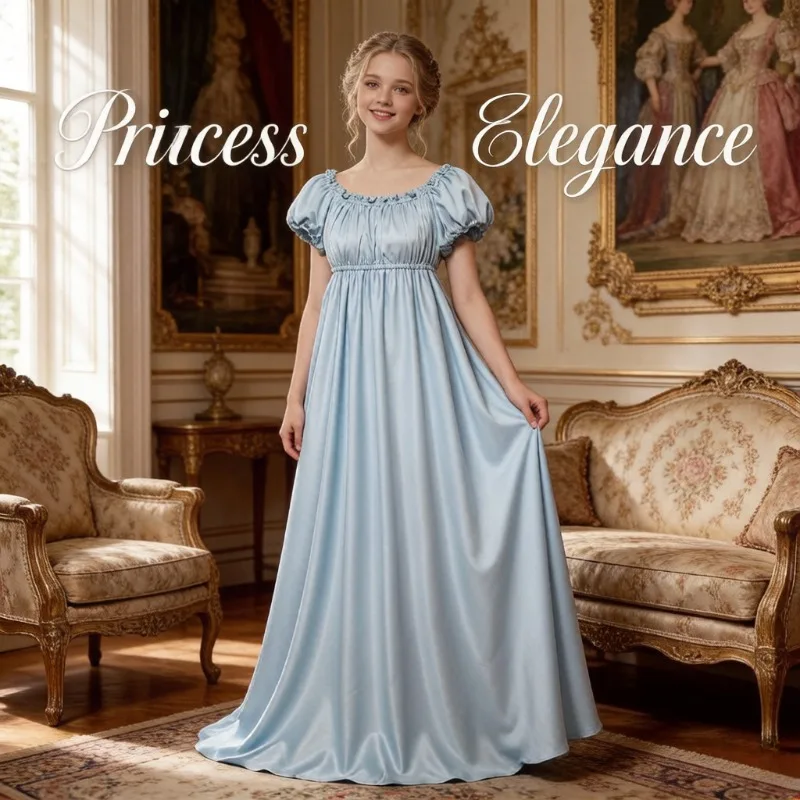 Women Gothic Lolita Dress XS-3XL Bridgerton Medieval Victorian Gown Retro Ball Gown Cosplay Stage Costume Dress Up Clothes - view 2