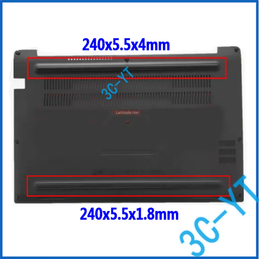 1Sets Laptop Rubber FOR Dell E7280 E7290 E7390 E7380 240mmx5.5mmx4mm Lower Cover Foot Pad With Double-Sided Tape Rubber Foot