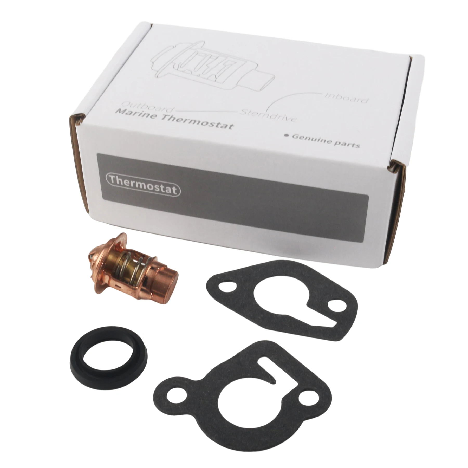 

Термостат и прокладка Soxa Marine 120oF 49oC для Mercury 6 8 9,9 10 15 20 25 л.с., 2-тактный 2 цилиндра 14586A3 75962A9 75962A10 75962A11