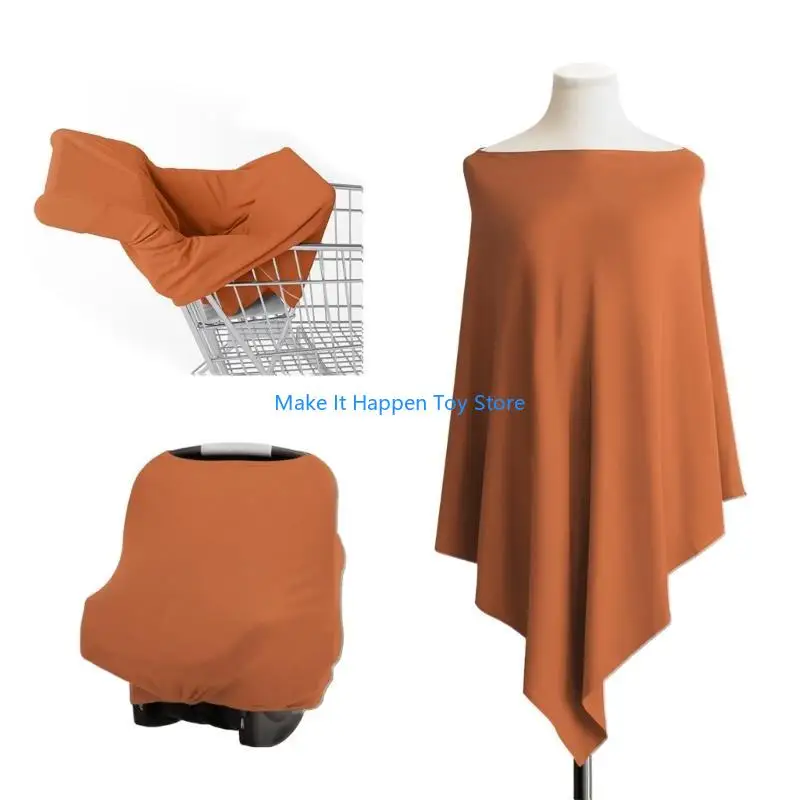 28EC 多機能授乳ポンチョ 通気性と伸縮性のある授乳タオル