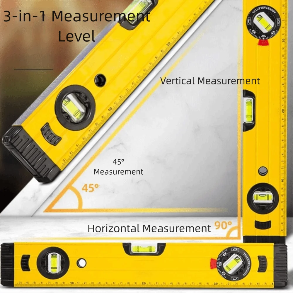 مستوى الكحول المغناطيسي سبائك الألومنيوم وضوح عالية مستوى الفقاعات للصدمات عالية الدقة مستوى أدوات قياس المسطرة