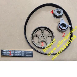 Timing belt/Tensioner/timing wheel for Geely CK MK Panda GX2 GC2 LC 1.3/1.5