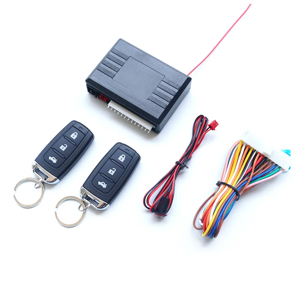 Car Alarm Systems Device Keyless Entry System Universal Auto Remote Control Kit Door Lock Vehicle Central Kit Locking And Unlock