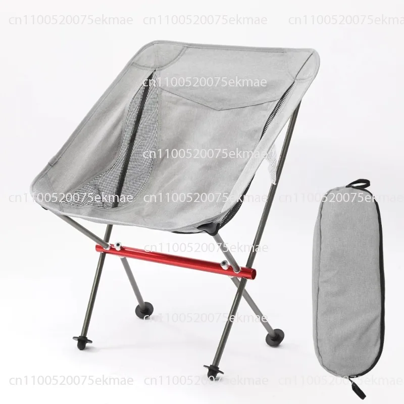 Outdoor ultra-light compact portable folding back chair picnic stool foldable camping