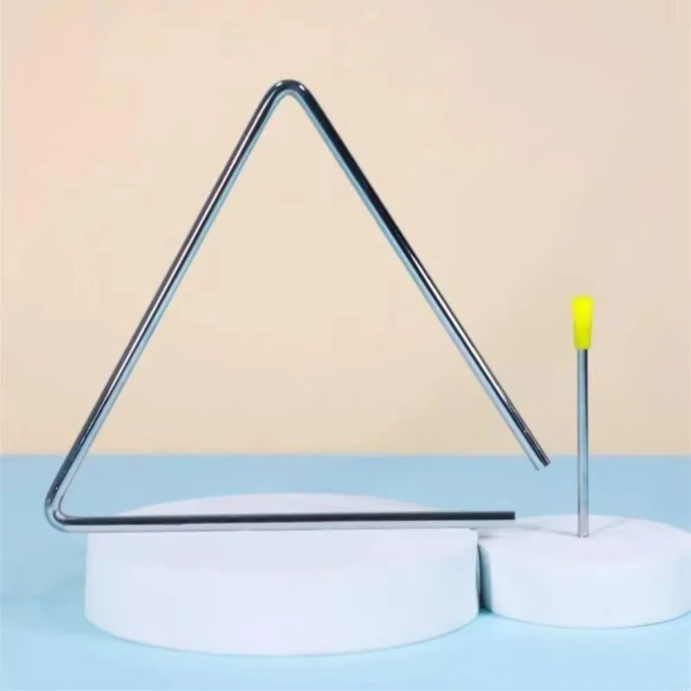 Triángulo de Percusión en Acero Inoxidable con Empuñadura de Goma - imagen 5