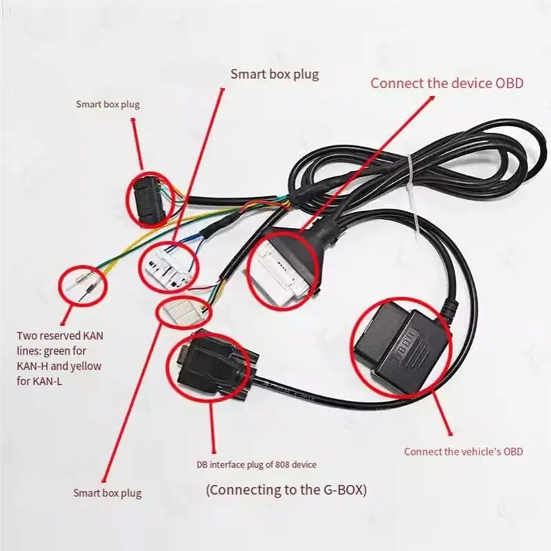 Ingenious-For Toyota Smart Key For Autel OBD STAR Obdstar K518 Xhorse Key Tool 4A 8A BA 16Pin Program Cable OBD Cable