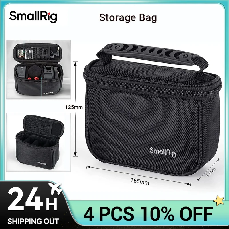 SmallRig Storage Bag Quick and Easy Storage of Scattered Accessories 160 x 120 x 65mm of Storage Space 3704