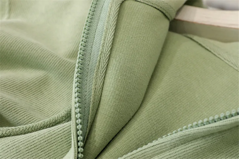 Loose Long Sleeve Women's Cardigan Coat Pure Color Hoodie Spring  Korean Style Commute Thin Polyester Cotton Blend