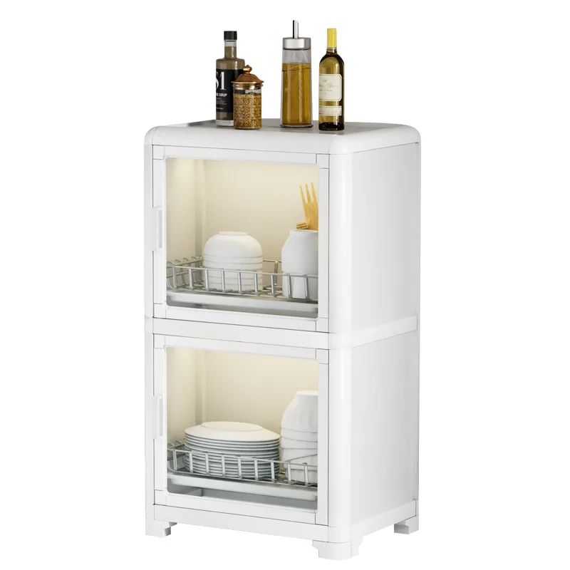 Dish Storage Rack Household Drain Dish Tableware Storage Box Dish Cutlery Box With Lid Kitchen Shelf Countertop Cupboard