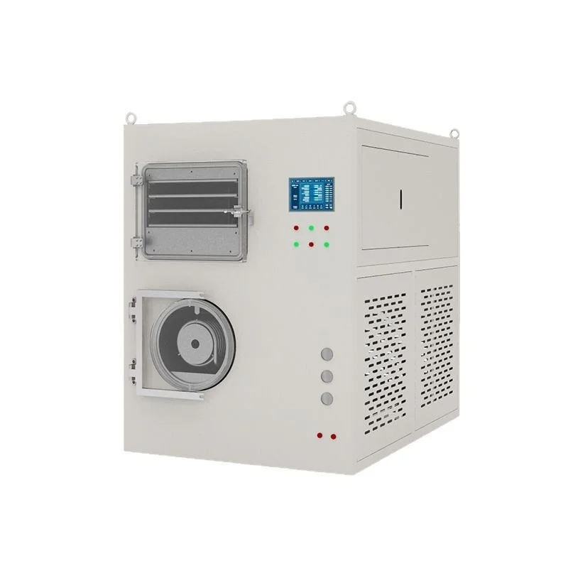 1 ตารางเมตรห้องปฏิบัติการอาหารผักผลไม้สมุนไพรสูญญากาศขนาดเล็ก Freeze Dryer อาหารสูญญากาศ Freeze Dryer Freeze