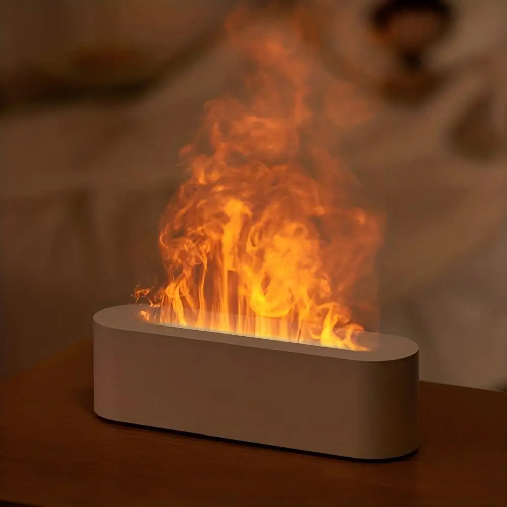 2025 Creative Flame Humidifier, Aroma Humidifier, USB Colorful Flame, Home and Office Aroma Diffuser, Ultrasonic