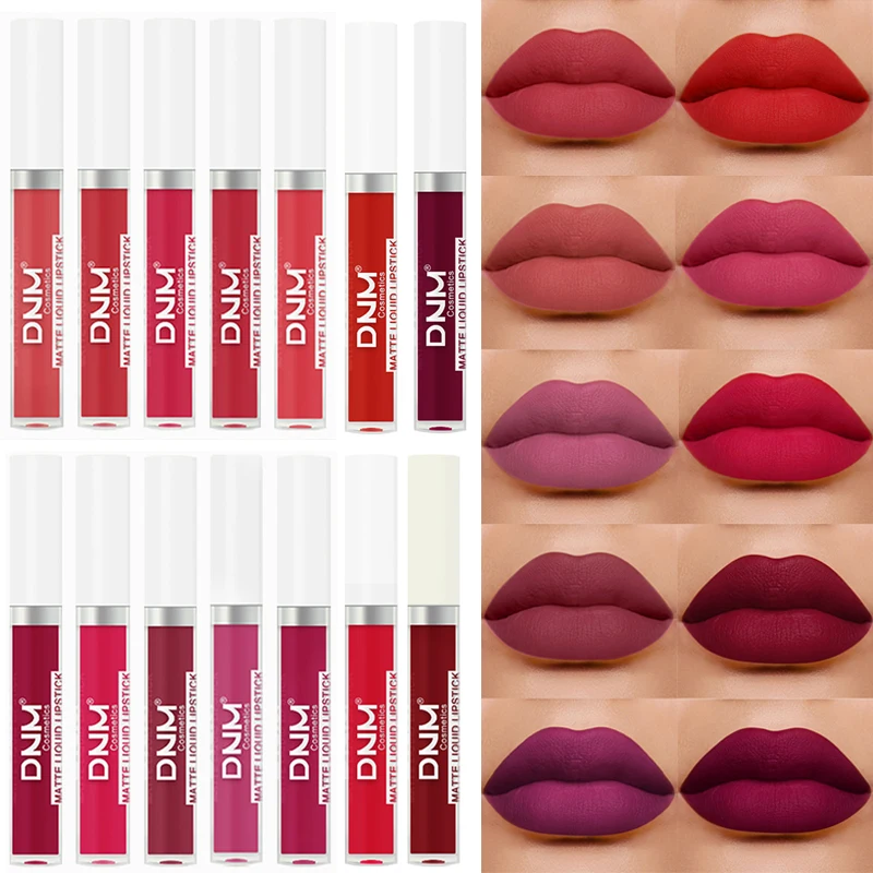 Multicolor Liquid Lipstick Shinny Matte Velvet Lip Glaze  Waterproof  Natural Long Lasting Lipgloss Moisturizer Lip Glosses