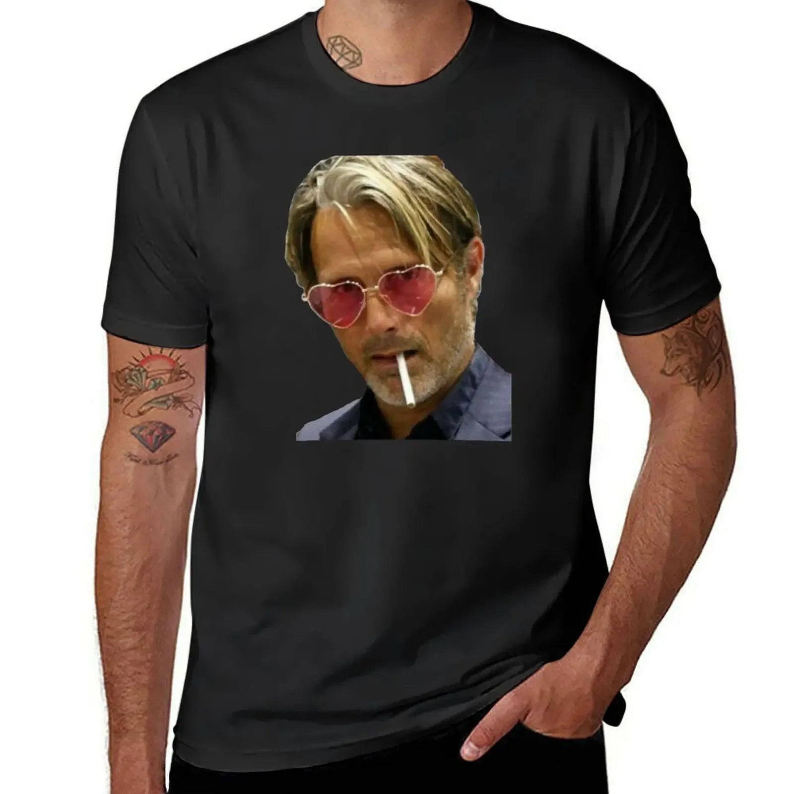 Mads Mikkelsen T-Shirt sublime man t shirt designer shirts summer clothes shirts men graphic