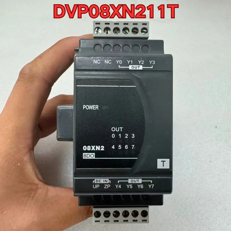 Second-hand PLC module DVP08XN211T function test is normal