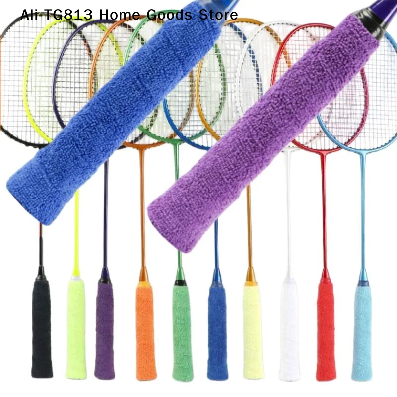 [TG813]1Pcs Anti-slip Sweat-absorbing Tape Thickened Badminton Racket Towel Grips For Racket Fishing Rod Tennis Towel Grips