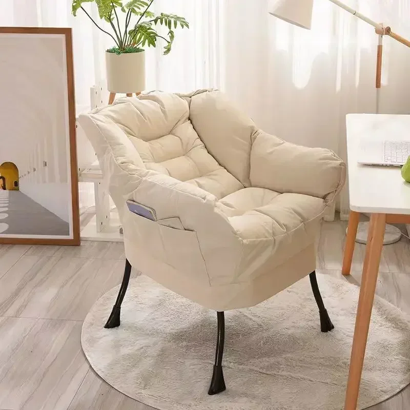 2023 Couch Computer Single Sofa  Home Balcony Lounge Chair Lounge Chair Dormitory Can Lie Back Small Sofa Cafe