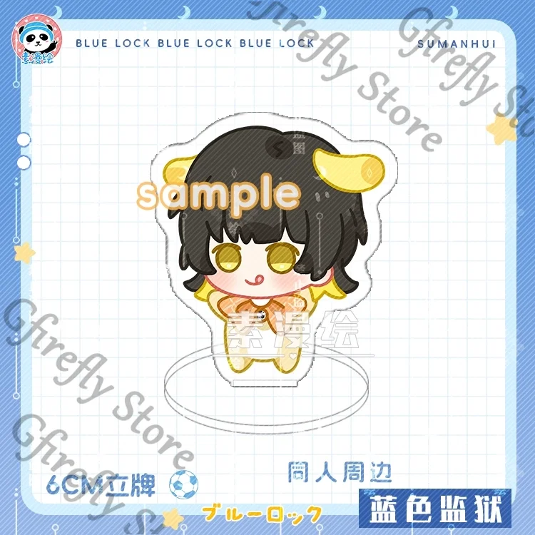 الأزرق قفل ناجي Seishiro ميكاجي ريو إيتوشي Sae Isagi Yoichi أنيمي تأثيري التماثيل أطقم منمذجة الحلي عالية الجودة التميمة