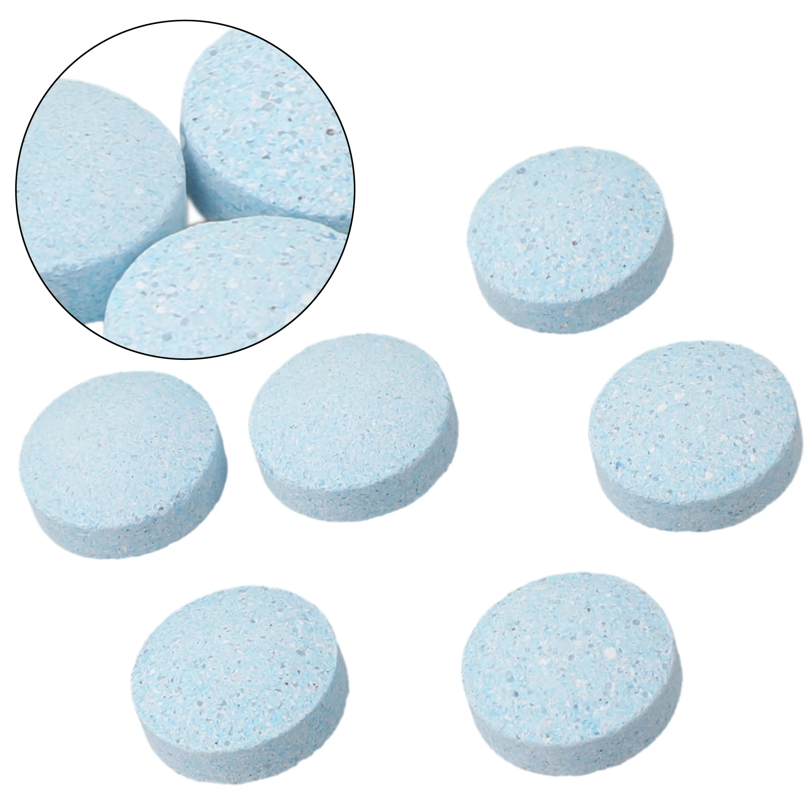 

50 Windshield Biodegradable Plastic And Painted Surfaces Effervescent Tablets 50pcs 28*1mm Surfactants Lubricants