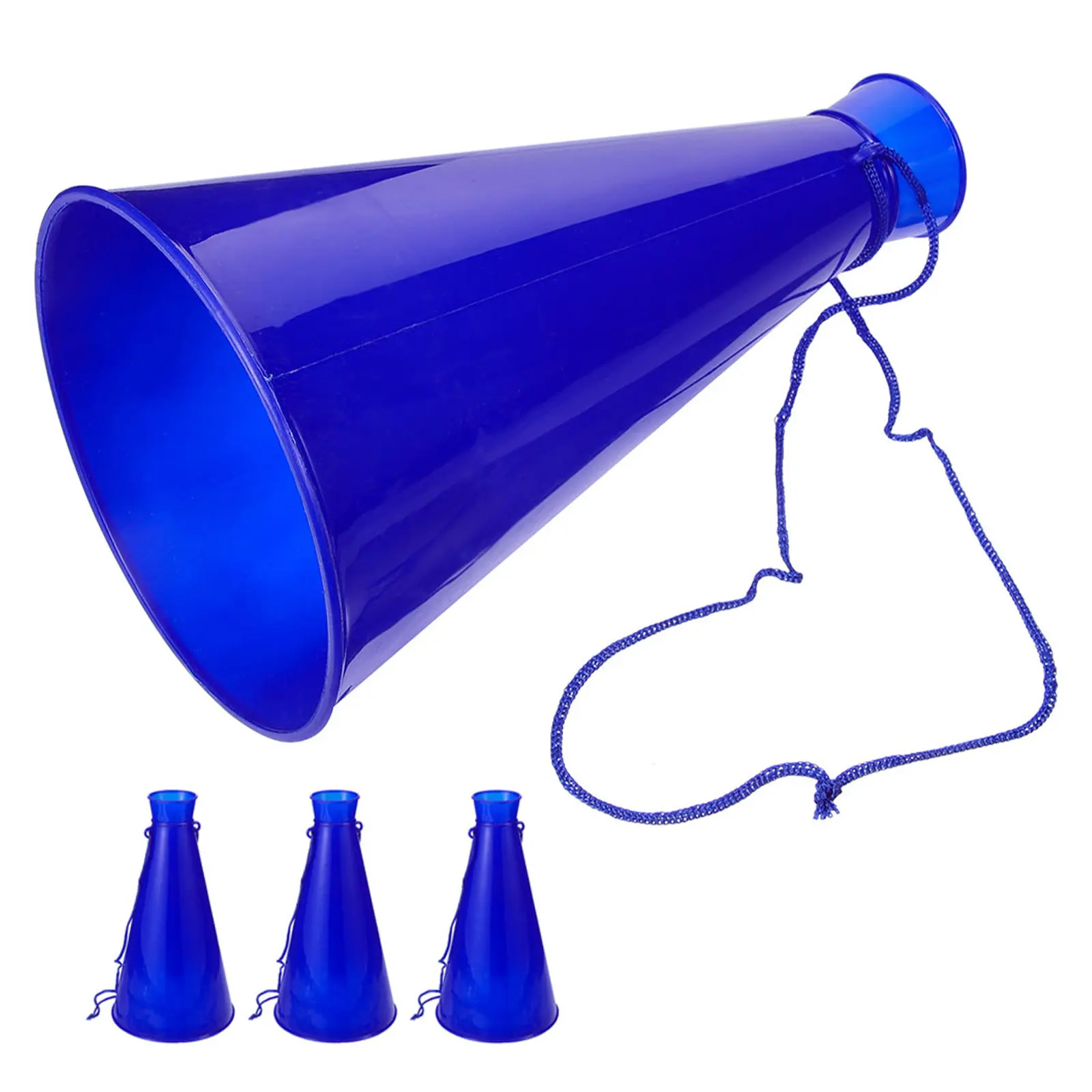 

Набор из 4 портативных пластиковых горн для вечеринок, спортивных мероприятий, игр, фестивалей, праздничных мероприятий и подарков