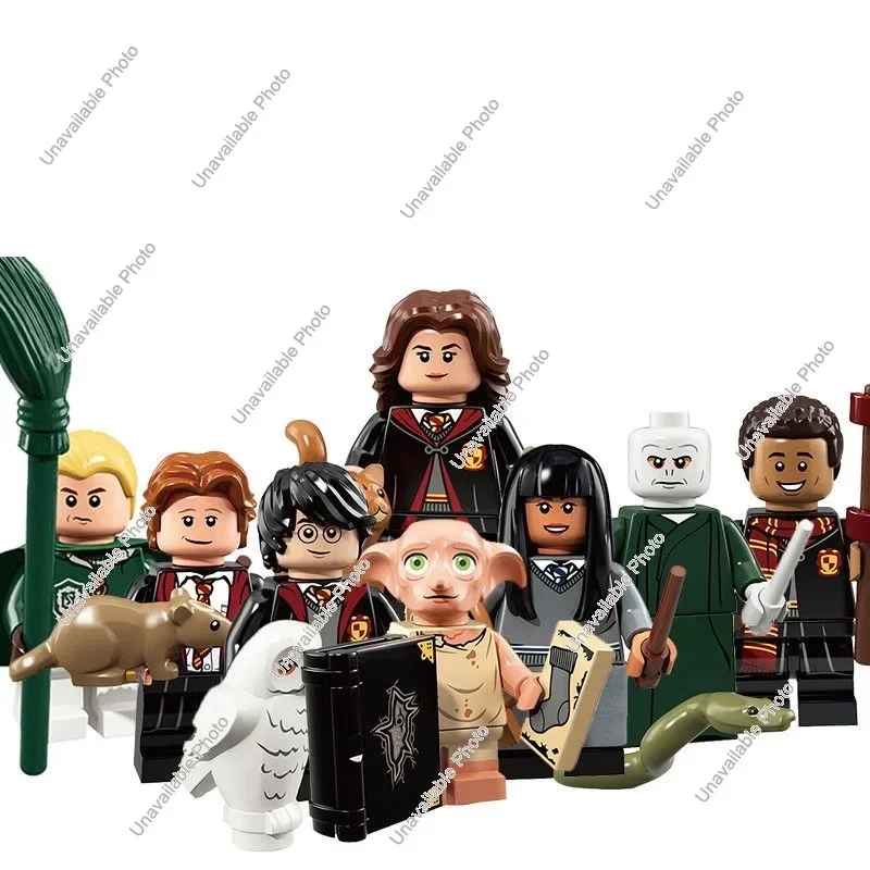 Harry Potter children's assembly 3D brick toys Science fiction movie Dobby Hermione building block birthday party gifts