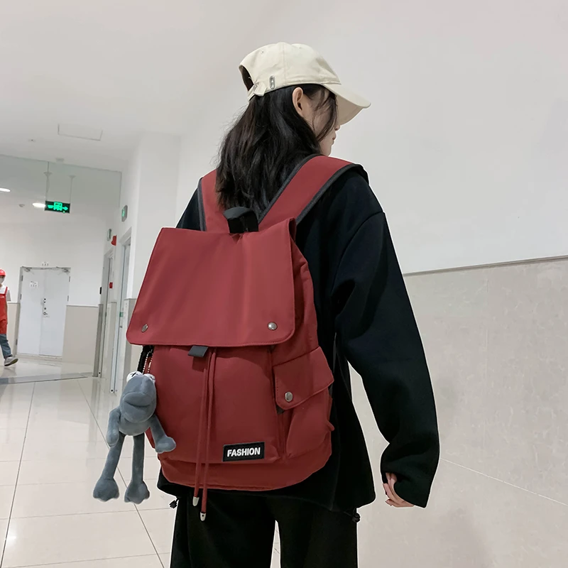 Mochila de viagem de nylon para homens e mulheres, mochila escolar, bolsa portátil, legal, na moda, estudante, menino, menina, senhora, menina, moda, novo