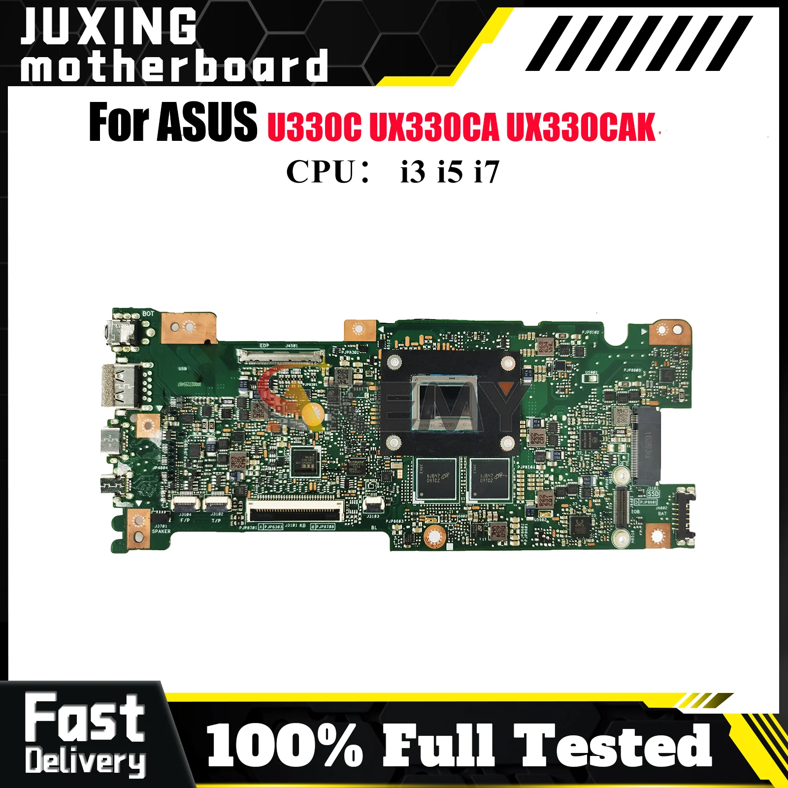 

UX330CA Материнская плата для ноутбука ASUS ZenBook UX330C UX330CA U330C UX330CAK Материнская плата для ноутбука с процессором i3 i5 i7 100% тест OK stk