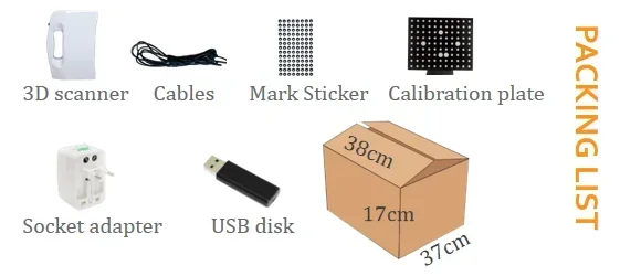 Thunk3D DT300 Teeth 3D Scanner Fast Scanning