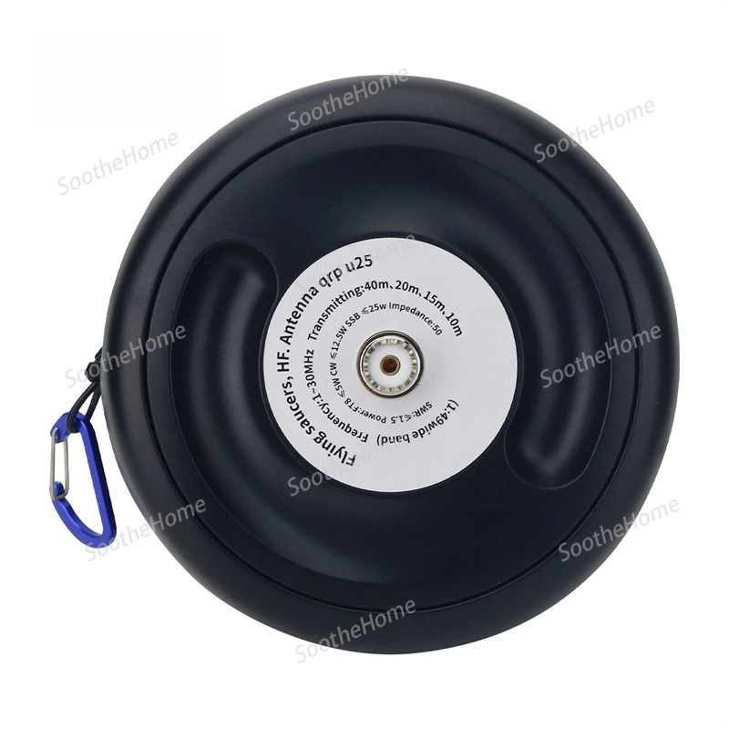 For TZT 1-30MHz 25W Flying Saucer High-Frequency Antenna - QRP U25 Shortwave Antenna for Low-Power Amateur Radio antena tv