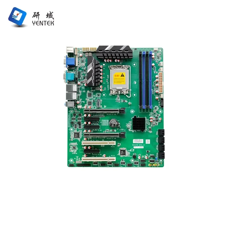 for W680 LGA1700 Motherboard Support 12th 13th 14th Gen CPU 4 DDR5 ECC DIMM 8 SATA 3.0 VGA Dual 4K HDMI PCIe 2 RJ45 LAN