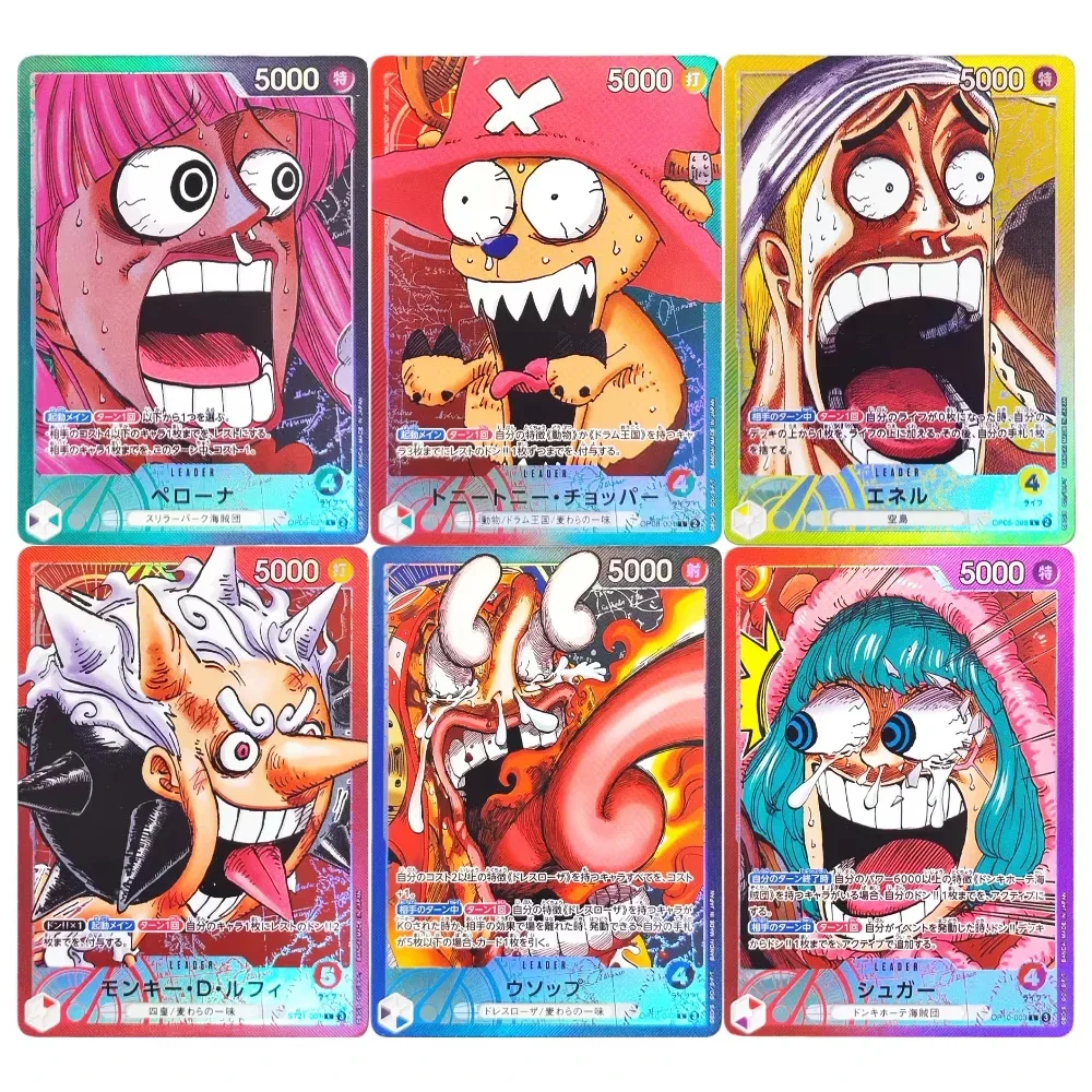ONE PIECE Sammelkarten Monkey D. Luffy Tony Tony Chopper Usopp JPN DIY Selbstgemachte Spiel-Anime-Karten
