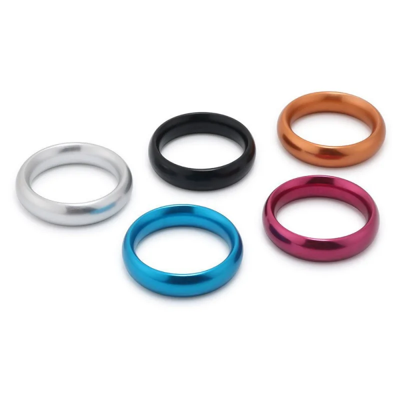 Metal Cock Ring Binding Penis Aluminum Alloy Horseshoe Ring Adult Sex Toys for Men Alternative Sex Sex Product Wholesale