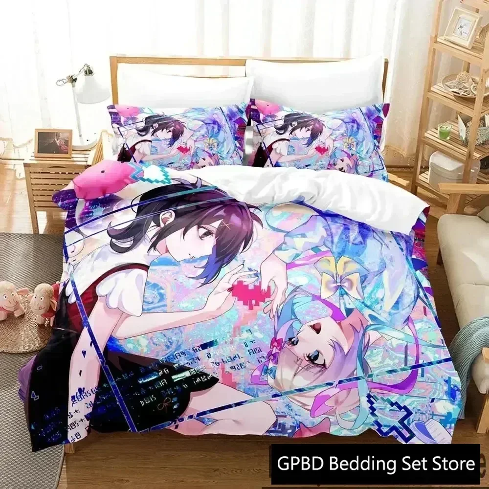 Luxury New 3D Print Needy Streamer Overload Anime Bedding Set Boys Girls Twin Queen King Duvet Cover Pillowcase Bed boys Adult