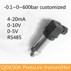 Transmissor de pressão hidráulico digital 4 20ma 0-10v sensor de pressão diferencial g1/4 