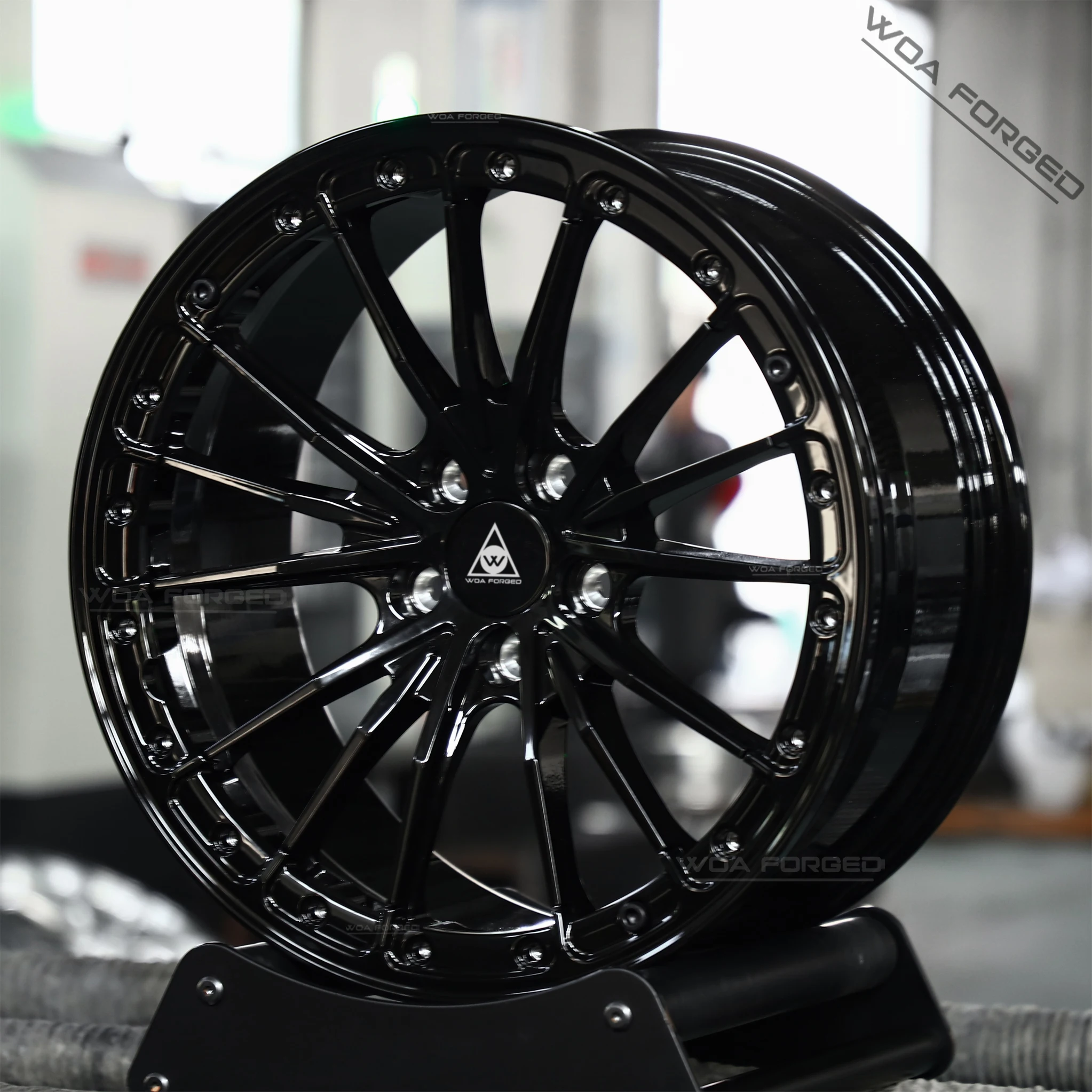 

Custom High Quality 17\" 18\" 19\" 20\" Forged Alloy Car Rims Glossy black 5-Hole Wheels Passenger Cars 5X114.3 New Condition