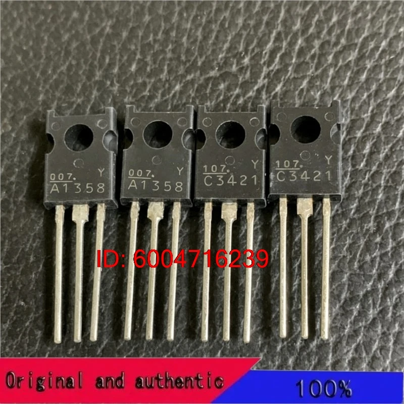 2SA1358 2SC3421 A1358 C3421 100%New&Original Toshiba 1A 120V Medium Power Audio Pair TO-126