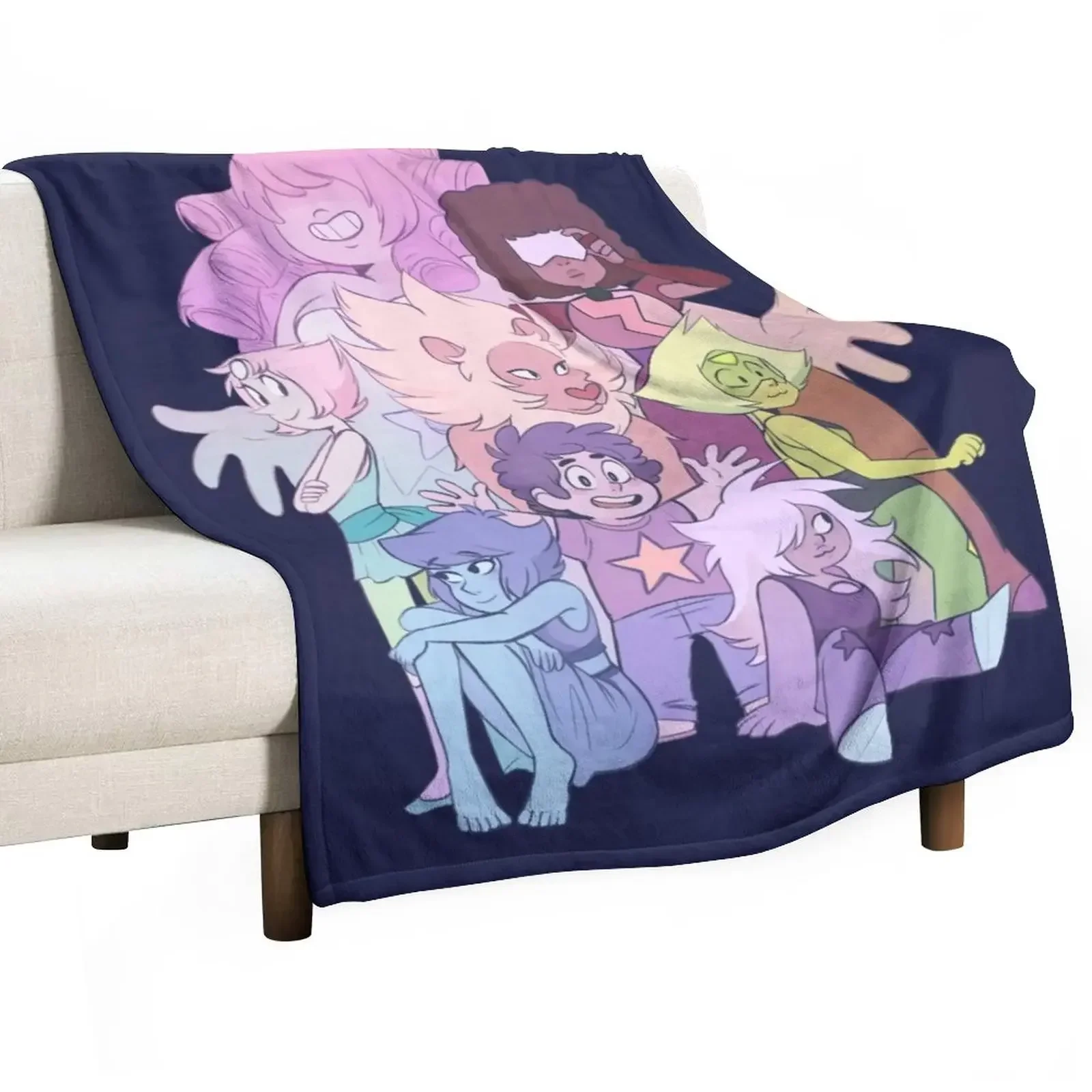 

We Are the Crystal Gems Throw Blanket Comforter Luxury Blankets