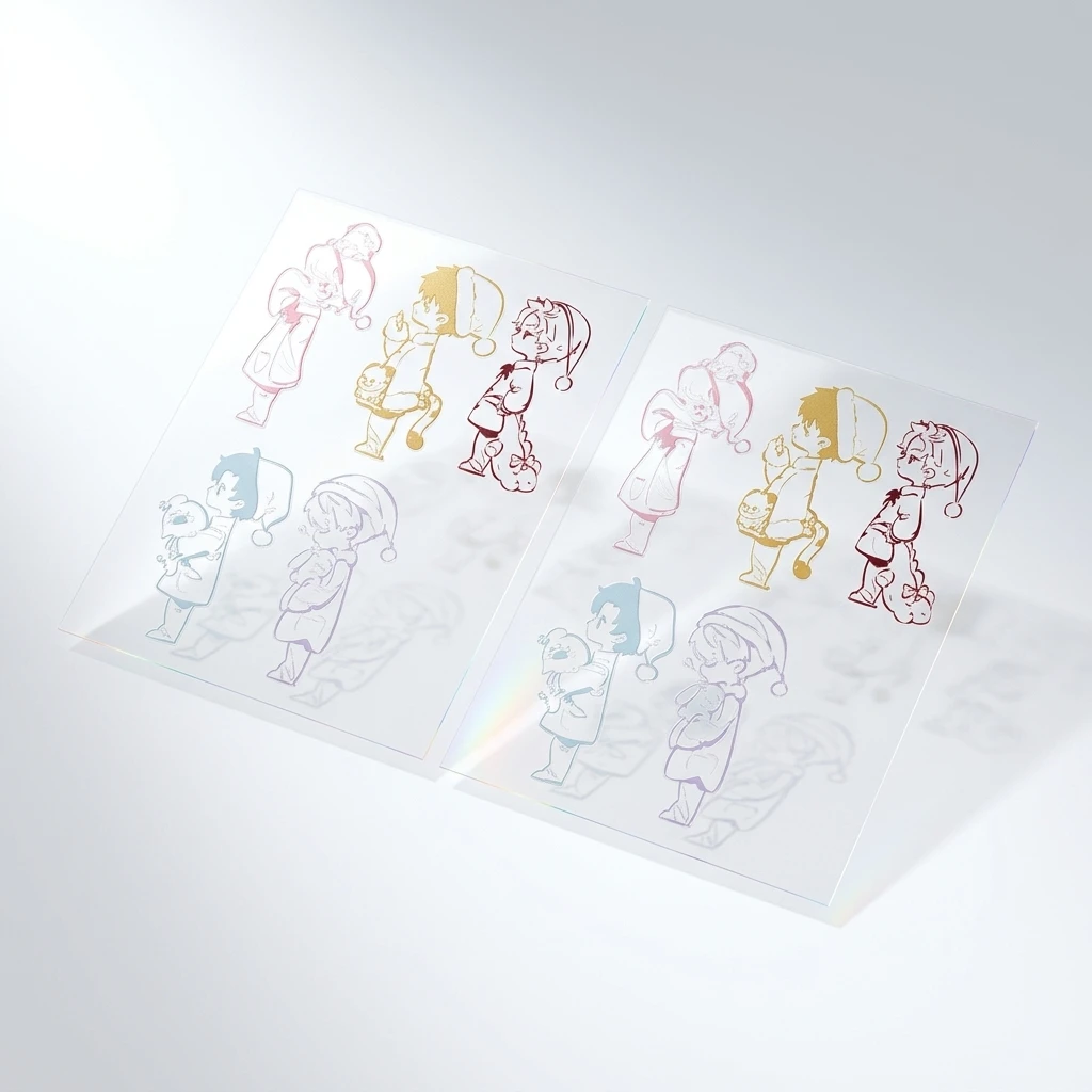 Love And Deepspace Outline Transfer Sticker 2 Sheets Xavier Zayne Rafayel Line Art Decal Waterproof Chibi Laptop Display