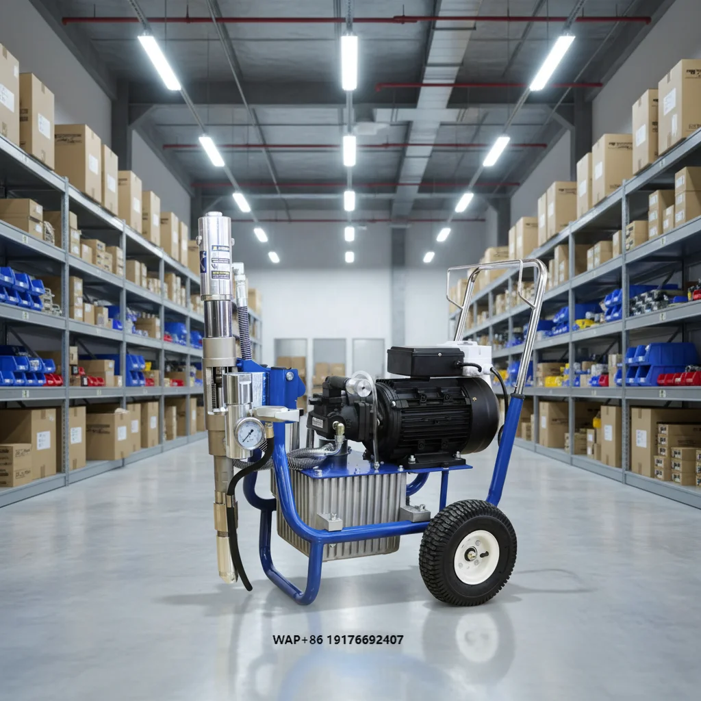EKIIV Q3 High-Capacity Putty Sprayer Designed for Continuous Operation in Commercial Drywall and Plastering Applications