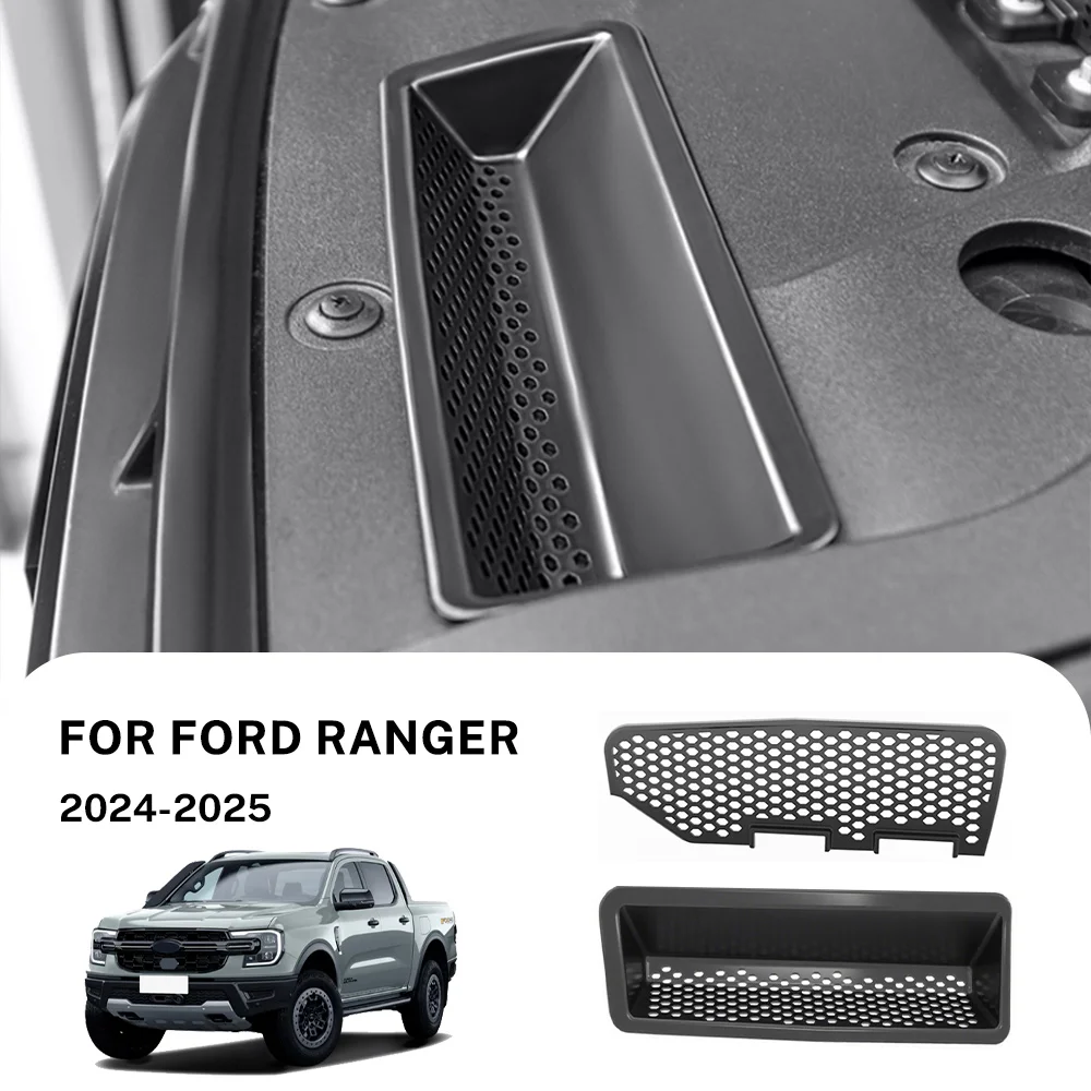 For Ford Ranger 2024-2025 Engine Cover Leak Guard ABS Protective Cover Engine Bay Water Shield Auto Accessories Protection Pad