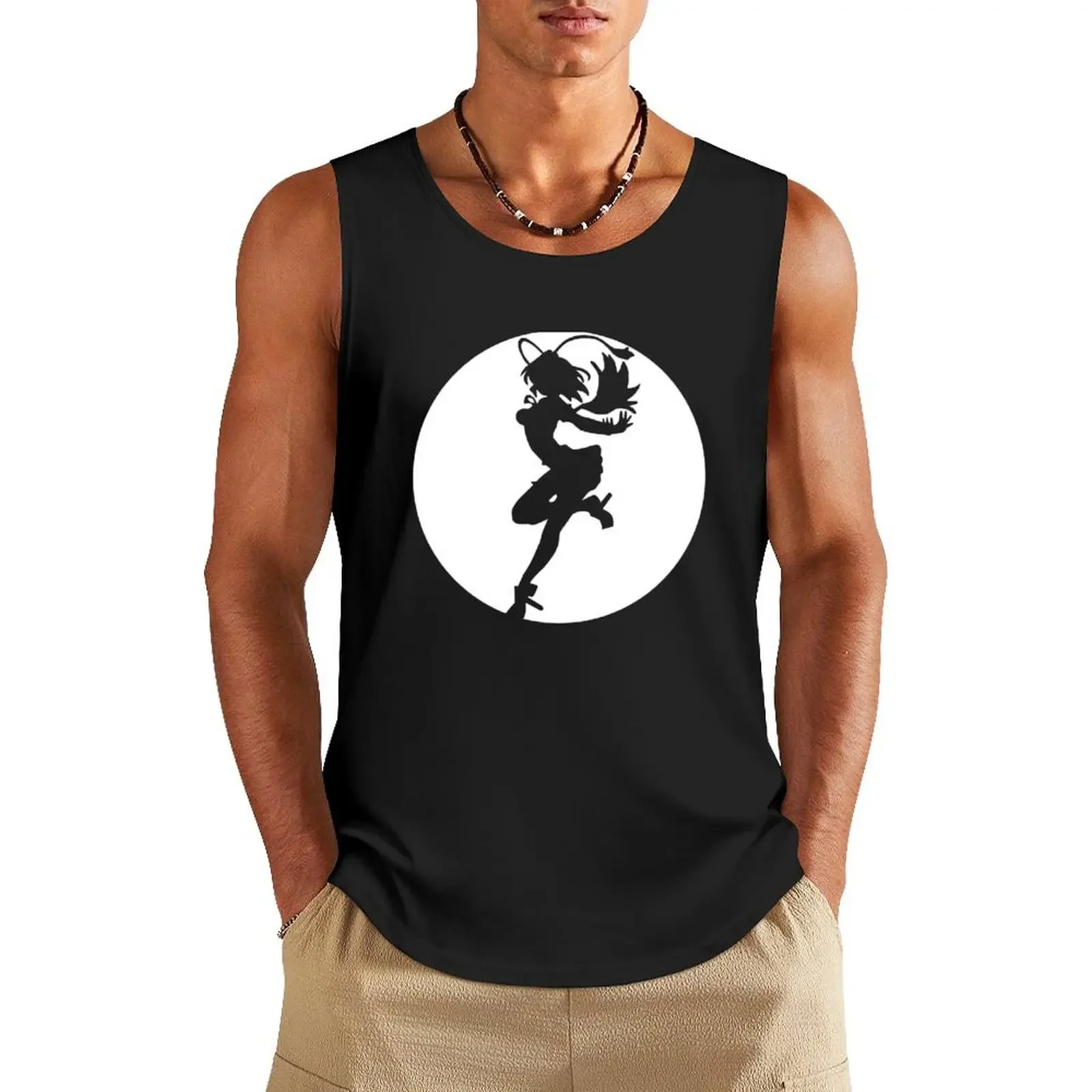 

Hanime Tank Top Vests basketball clothing Men's sleeveless gym shirts gym shirt man