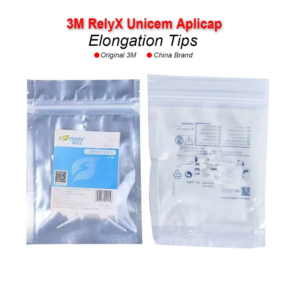 

10Pcs/pack Self Adhesive Resin Cement Elongation Tips Disposable Dental Root Canal Endo Bonding Paste Capsule Applier Consumable