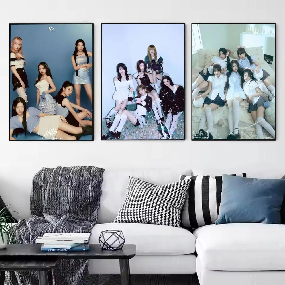 Kpop Girl group R-RESCENE Poster Modern Minimalist Wall Art Prints for Home Decor Interior Bedroom Living Room - view 3