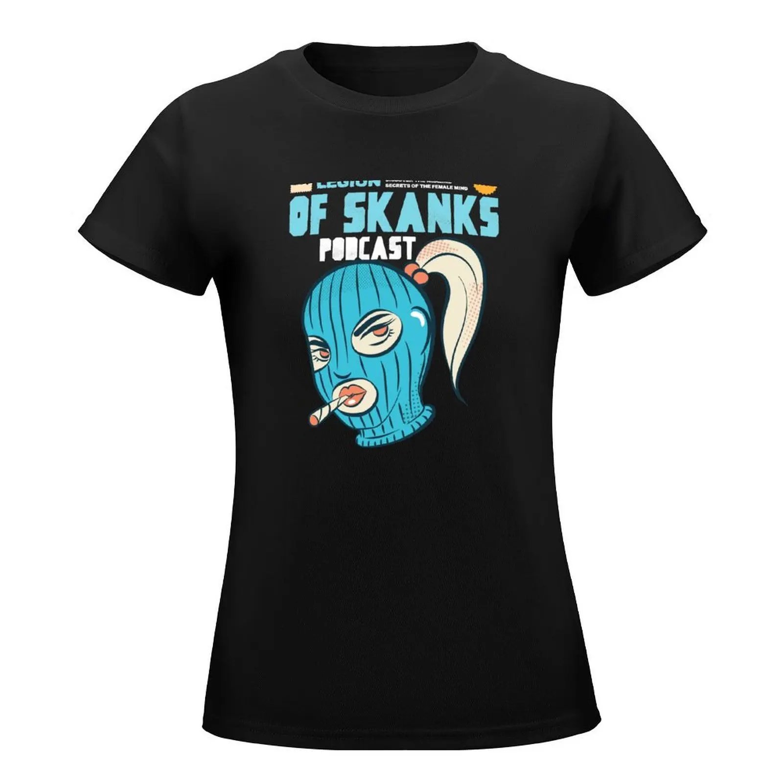 Legion OfSkanks Ski Mask Skank T-Shirt tees summer top female Women's summer blouses 2024