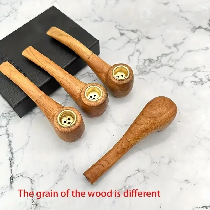 Hand gefertigtes Massivholz-Mini-Pfeife-Vintage tragbares Rauch zubehör, perfekt für den täglichen Gebrauch und die Reinigung