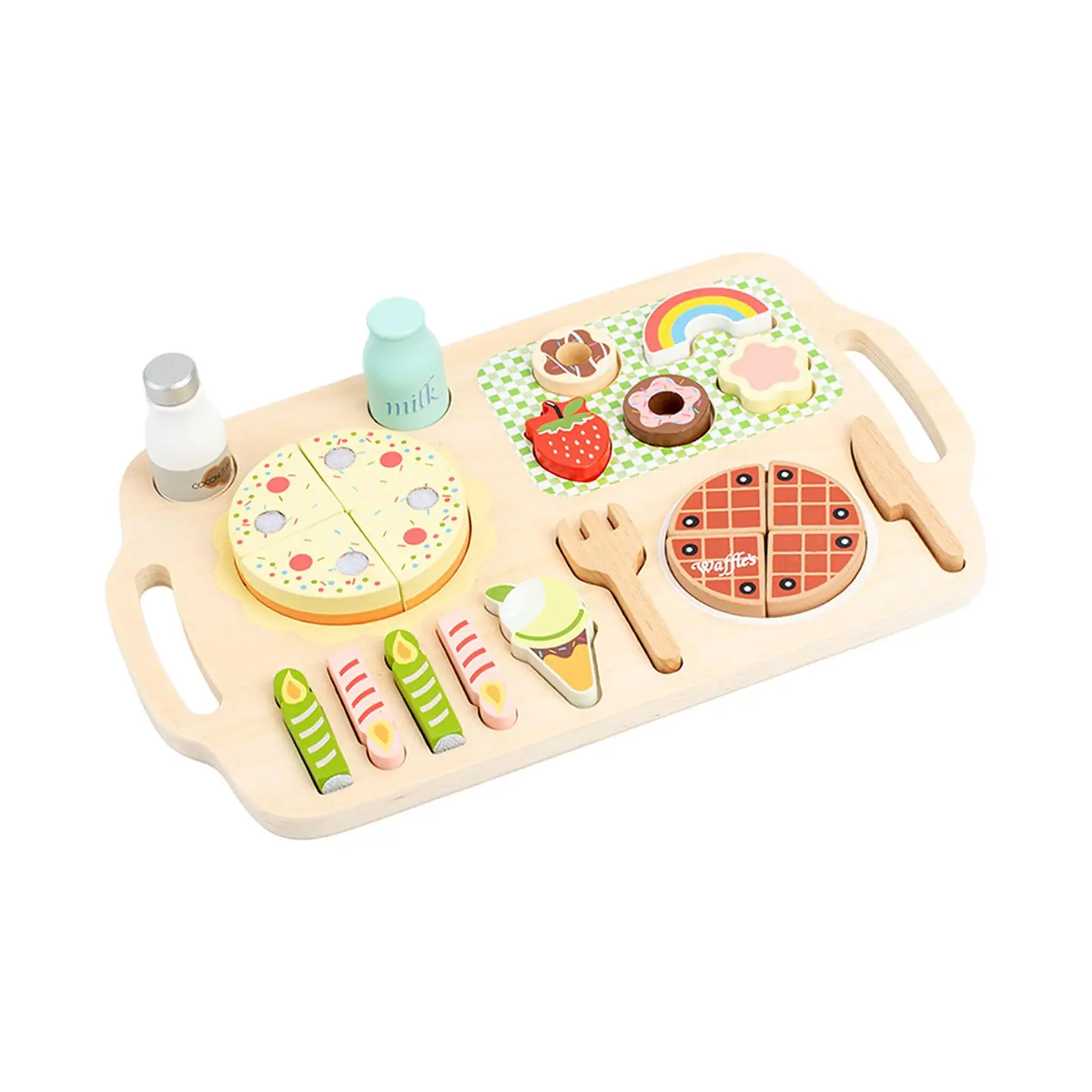 

Kitchen Accessory Food Toys Pretend Play Food Set Early Learning Cutting Play Food Toy for Gift Crafts Party Favors Handcraft