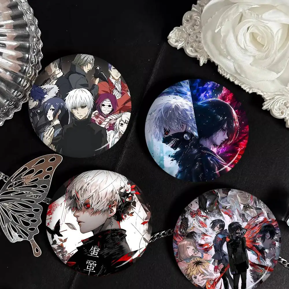 Anime Tokyo Ghoul 58mm Animals Funny Brooches Badge Backpack Clothes Gift Accessory